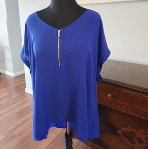 Lane Bryant Short Sleeve Blouse